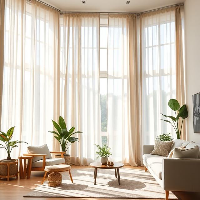 DIY Linen Curtains