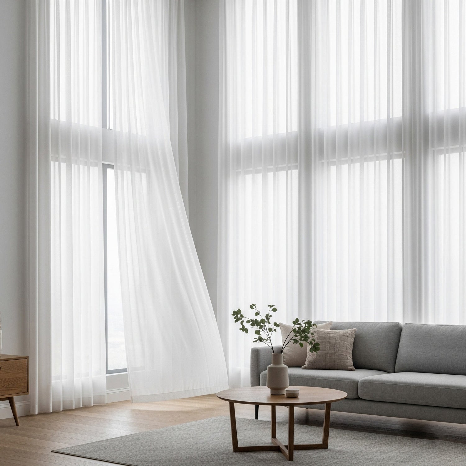 DIY Sheer Curtains